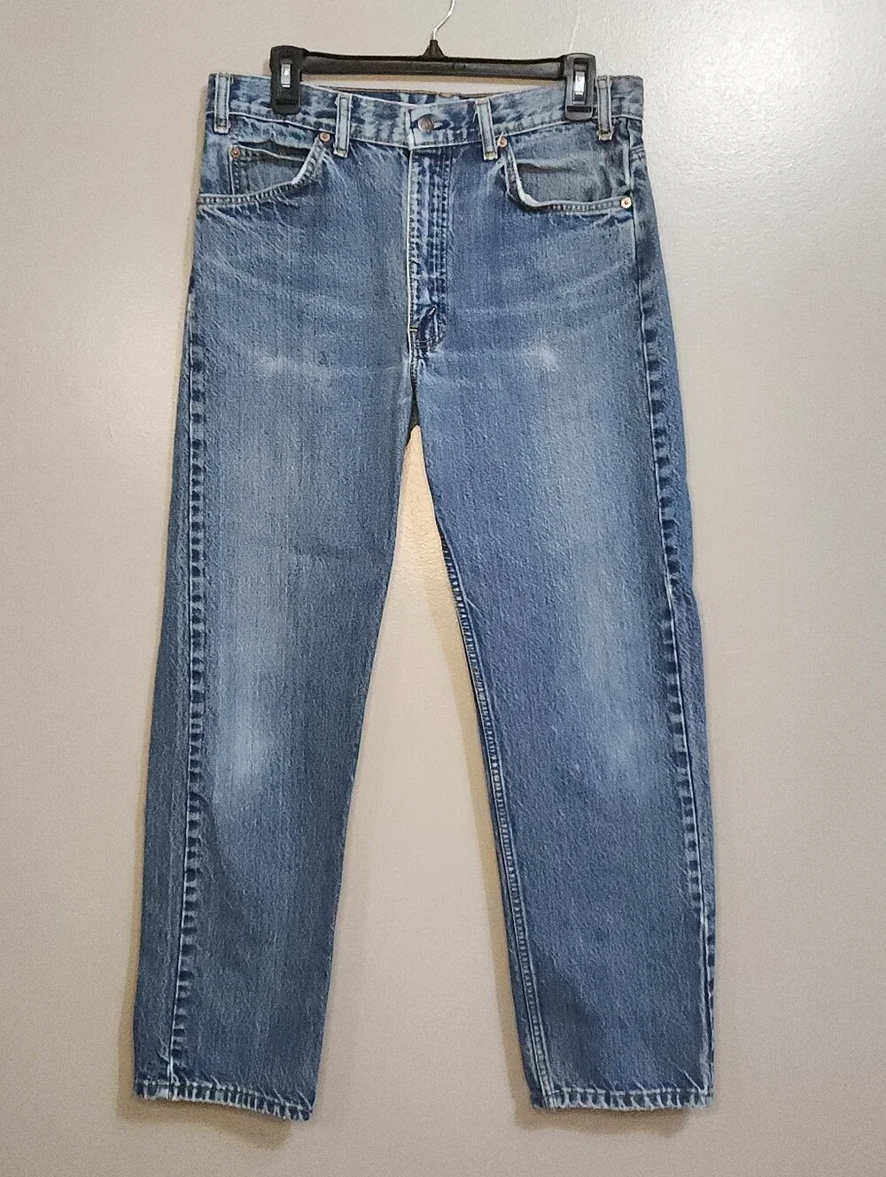 Vintage Levi's 505 Orange Tab Jeans Size 34/30